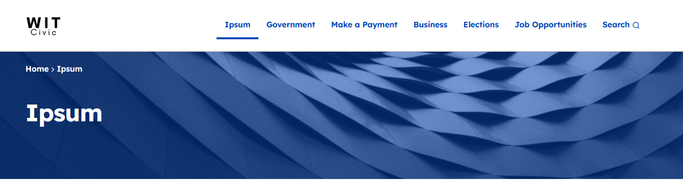 Site section example
